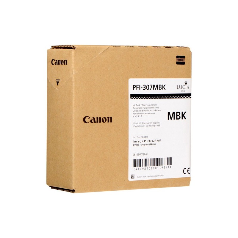 Canon PFI-307MBK cartuccia d'inchiostro Originale Nero