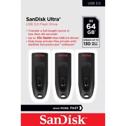 Western Digital Ultrastar SanDisk Ultra unità flash USB 64 GB USB tipo A 3.2 Gen 1 (3.1 Gen 1) Nero