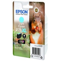 Epson Squirrel Singlepack Light Cyan 378XL Claria Photo HD Ink