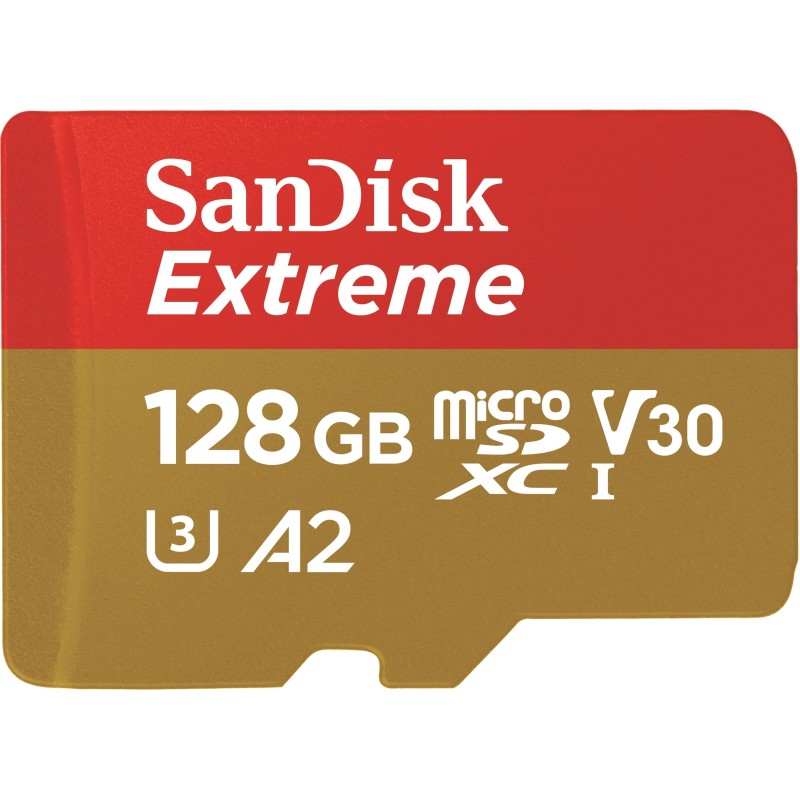 Extreme - Flash-Speicherkarte (microSDXC-an-SD-Adapter inbegriffen)