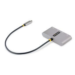 StarTech.com Hub USB-C con Ethernet a 3 porte - Adattatore USB Type-C con 3x USB-A e 1X Ethernet Gigabit - Splitter USB C