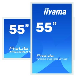 iiyama ProLite TF5539UHSC-W1AG Monitor PC 139,7 cm (55") 3840 x 2160 Pixel 4K Ultra HD LED Touch screen Multi utente Bianco