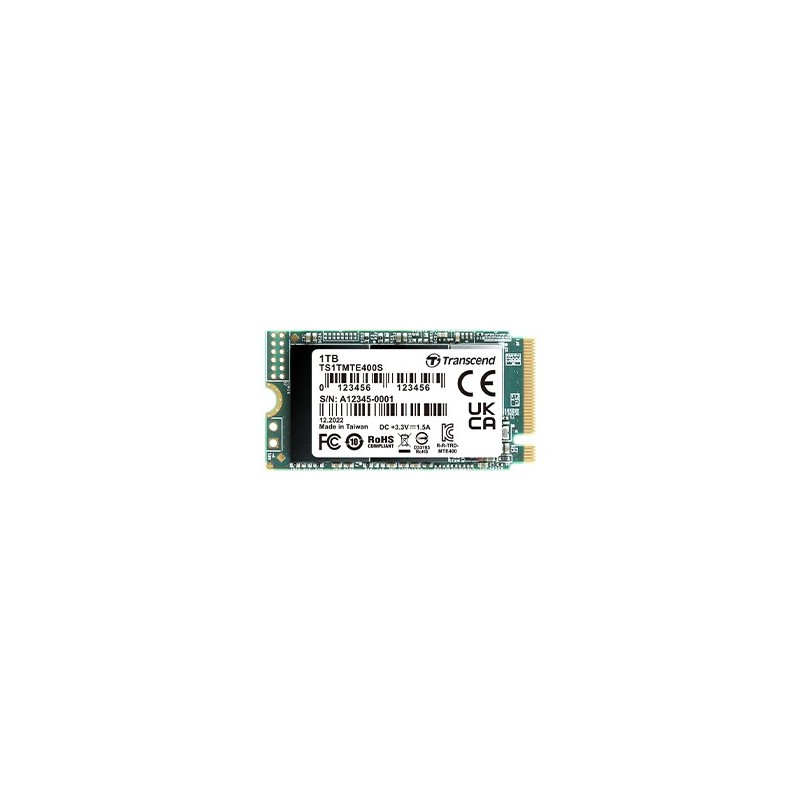 Transcend PCIe SSD 400S M.2 1 TB PCI Express 3D NAND NVMe