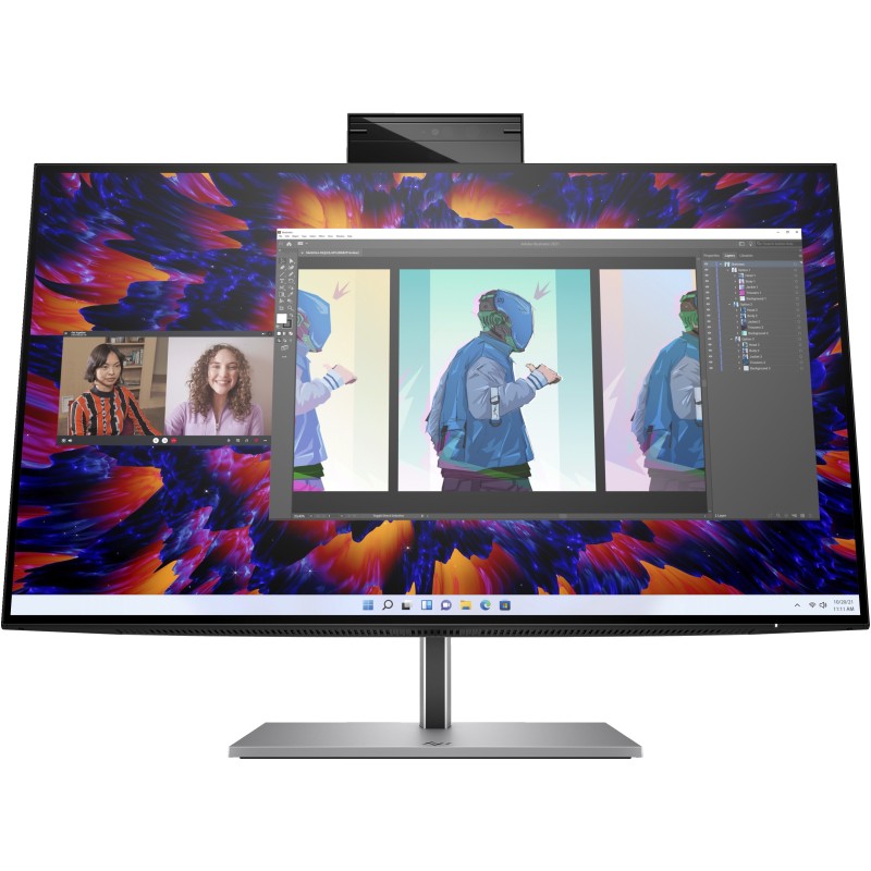 HP Z24m G3 Monitor PC 60,5 cm (23.8") 2560 x 1440 Pixel Quad HD Argento