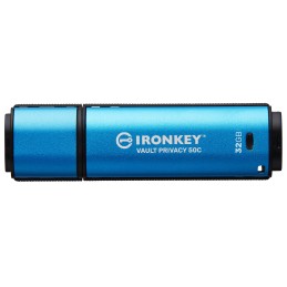 Kingston Technology IronKey 32 GB USB-C Vault Privacy 50C crittografia AES-256, FIPS 197