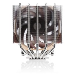 Noctua NH-D12L sistema di raffreddamento per computer Processore Raffreddatore d'aria Alluminio, Beige, Marrone