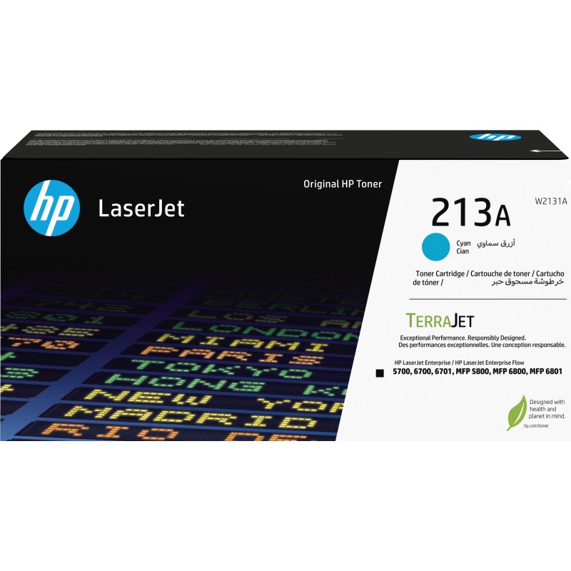213A - Mit hoher Kapazitat - Cyan - original - LaserJet - Tonerpatrone (W2131A)