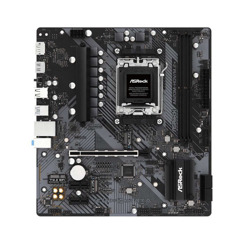 A620M-HDV/M.2+ - Motherboard - micro ATX - Socket AM5 - AMD A620 Chipsatz - U...