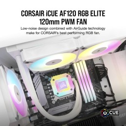 Corsair CO-9050157-WW sistema di raffreddamento per computer Case per computer Ventilatore 12 cm Bianco 1 pz