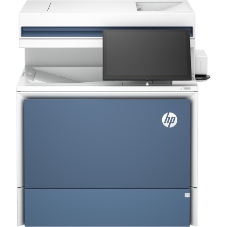 HP Color LaserJet Enterprise Flow Stampante multifunzione 5800zf, Stampa, copia, scansione, fax, Alimentatore automatico di
