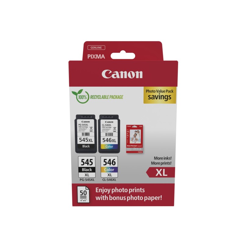 PG-545XL/CL-546XL Ink Cartridge - CANON PG-545XL/CL-546XL Ink Cartridge - PHOTO