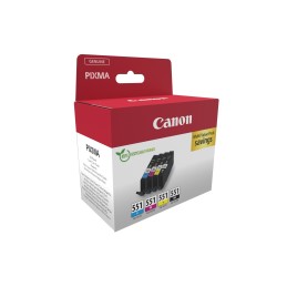Canon 6509B016 cartuccia d'inchiostro 4 pz Originale Nero, Ciano, Magenta, Giallo