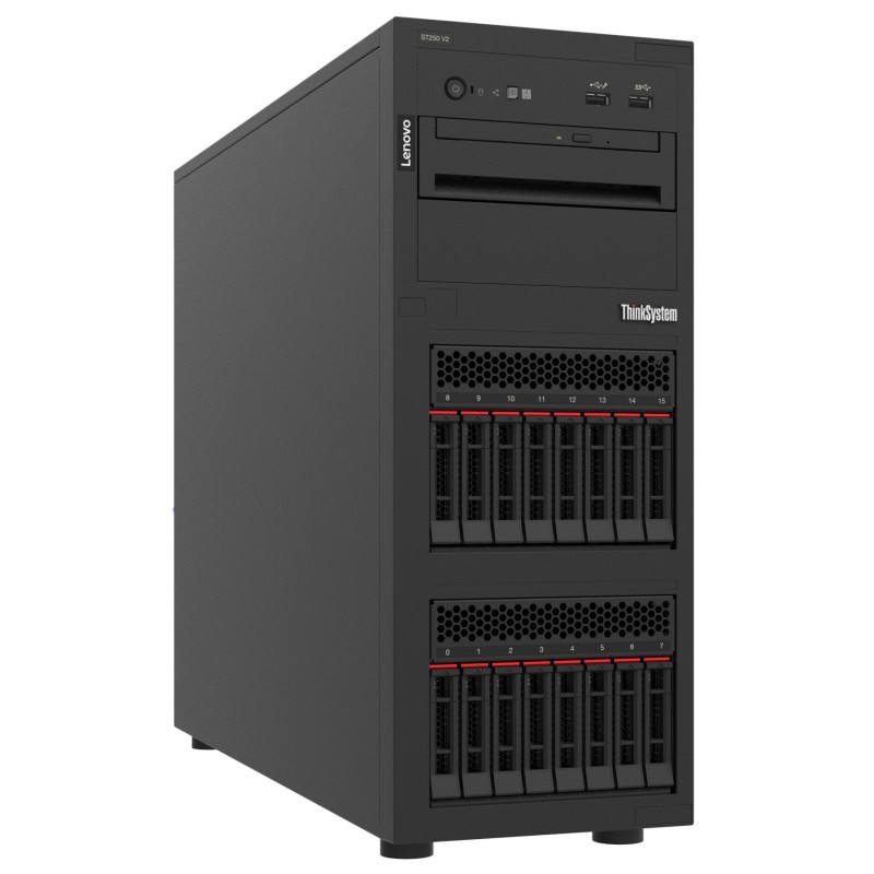 ThinkSystem ST250 V2 7D8F - Server - Tower - 4U - 1-Weg - 1 x Xeon E-2378 / 2...