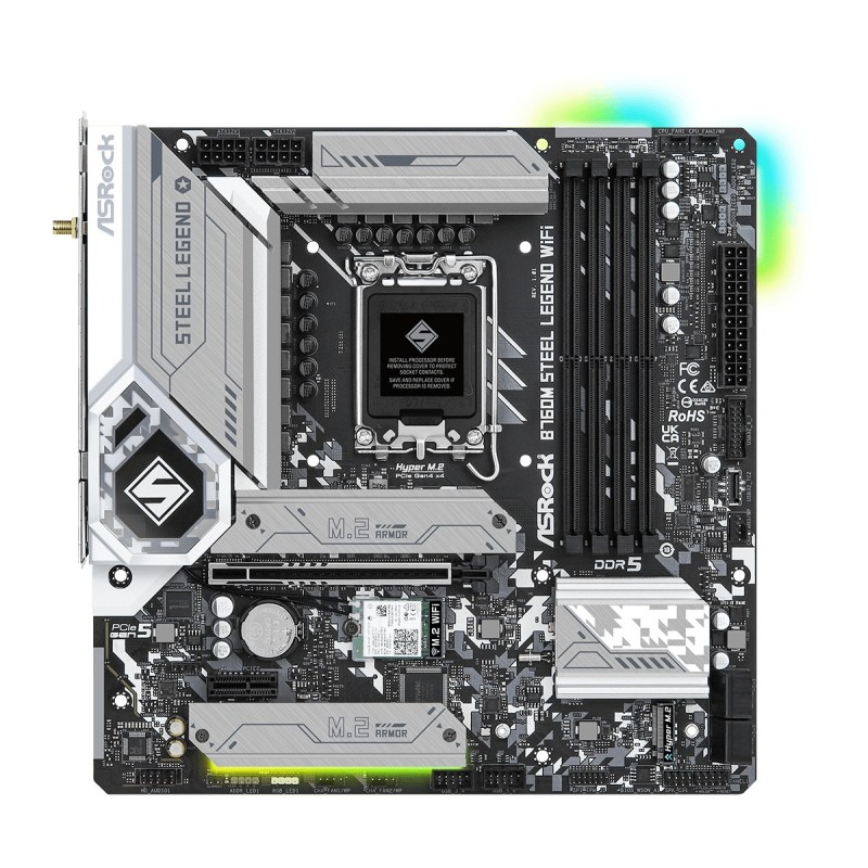 B760M Steel Legend WiFi - Motherboard - micro ATX - LGA1700-Sockel - B760 Chi...