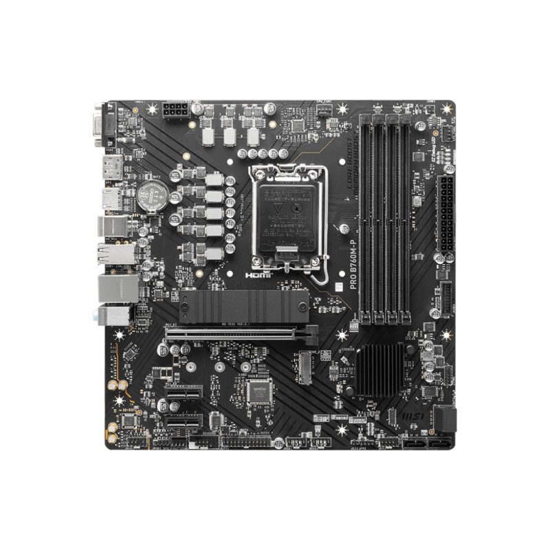 PRO B760M-P - Motherboard - micro ATX - LGA1700-Sockel - B760 Chipsatz - USB ...