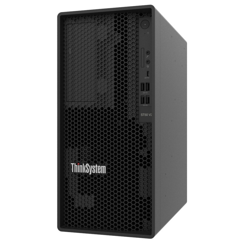 Lenovo ThinkSystem ST50 V2 server 1,92 TB Tower Intel Xeon E E-2324G 3,1 GHz 16 GB DDR4-SDRAM 500 W