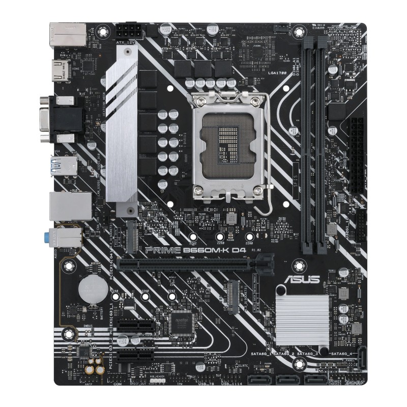 PRIME B660M-K D4 - Motherboard - micro ATX - LGA1700-Sockel - B660 Chipsatz -...