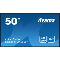 iiyama LE5041UHS-B1 visualizzatore di messaggi Pannello piatto per segnaletica digitale 125,7 cm (49.5") LCD 350 cd m² 4K Ultra