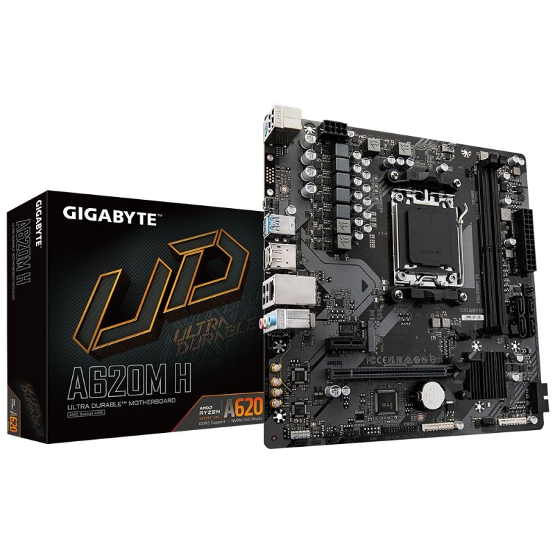 A620M H - Motherboard - micro ATX - Socket AM5 - AMD A620 Chipsatz - USB 3.2 ...