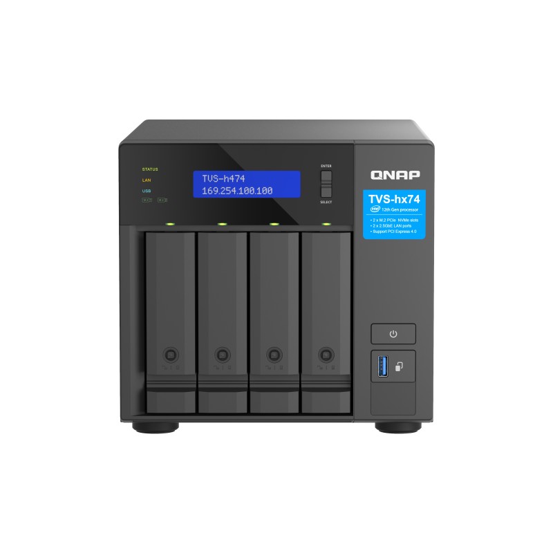 TVS-H474 - NAS-Server - 4 Schachte - SATA 6Gb/s