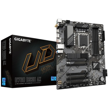 Gigabyte B760 DS3H AX scheda madre Intel B760 Express LGA 1700 ATX