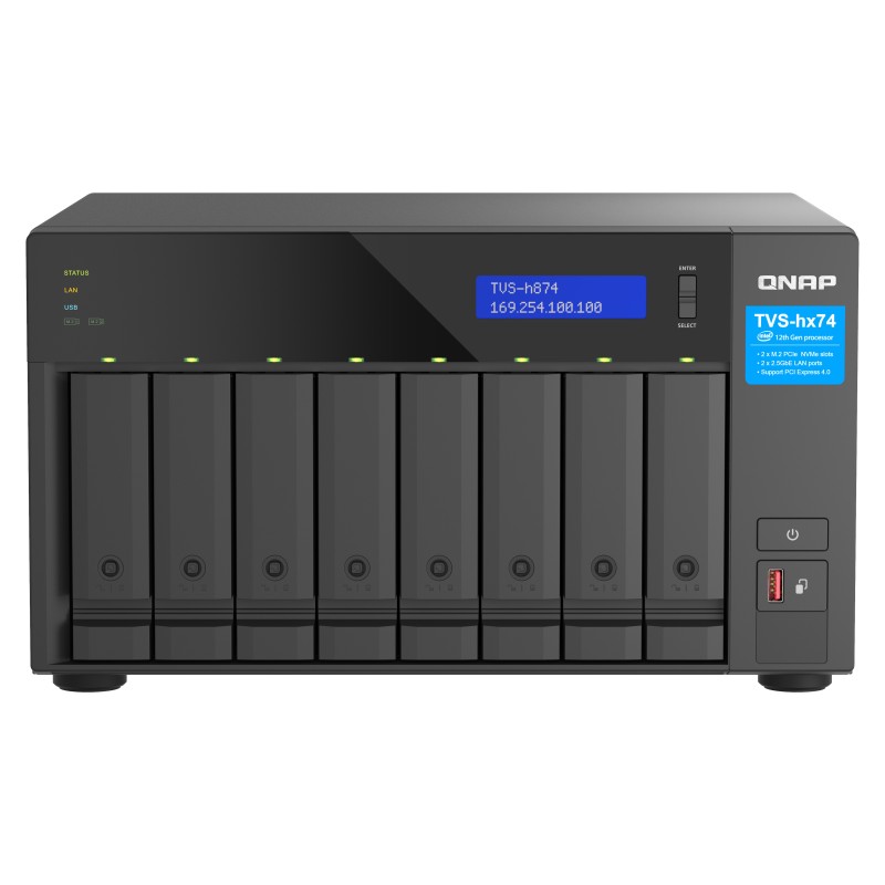 TVS-H874 - NAS-Server - 8 Schachte - SATA 6Gb/s