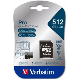 Verbatim 47046 memoria flash 512 GB MicroSDXC UHS-I Classe 10