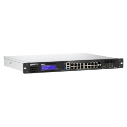QNAP QGD-1600 Gestito Gigabit Ethernet (10 100 1000) 1U Nero, Grigio