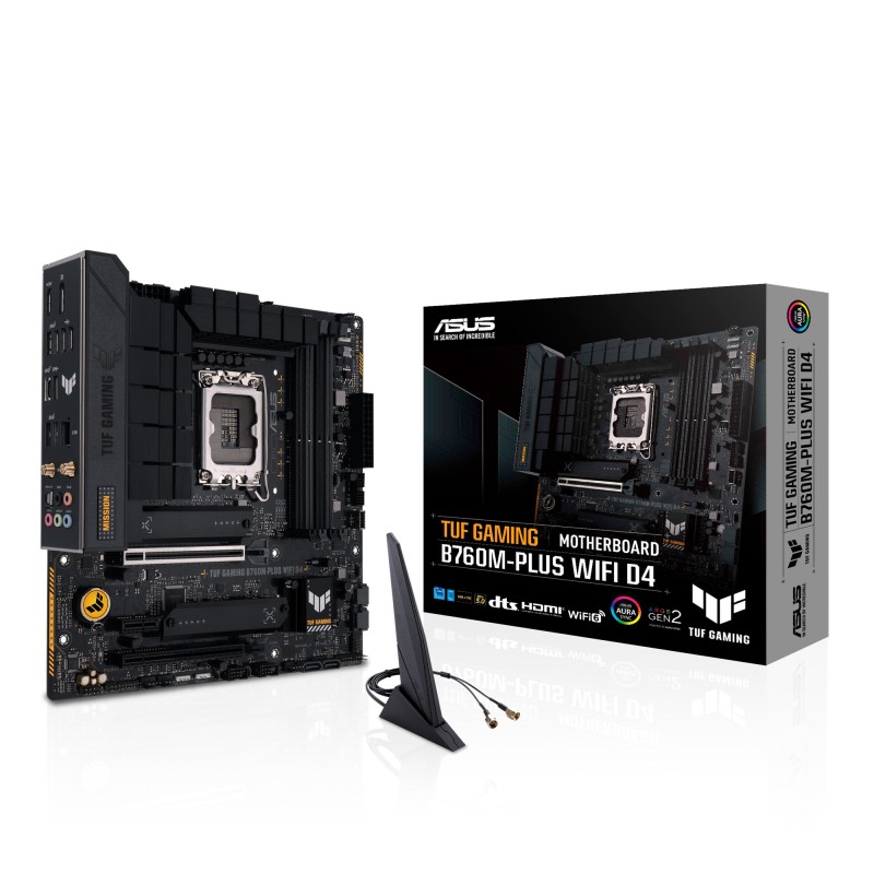 ASUS TUF GAMING B760M-PLUS WIFI D4 Intel B760 LGA 1700 micro ATX