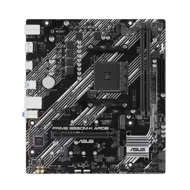 PRIME B550M-K ARGB - Motherboard - micro ATX - Socket AM4 - AMD B550 Chipsatz...