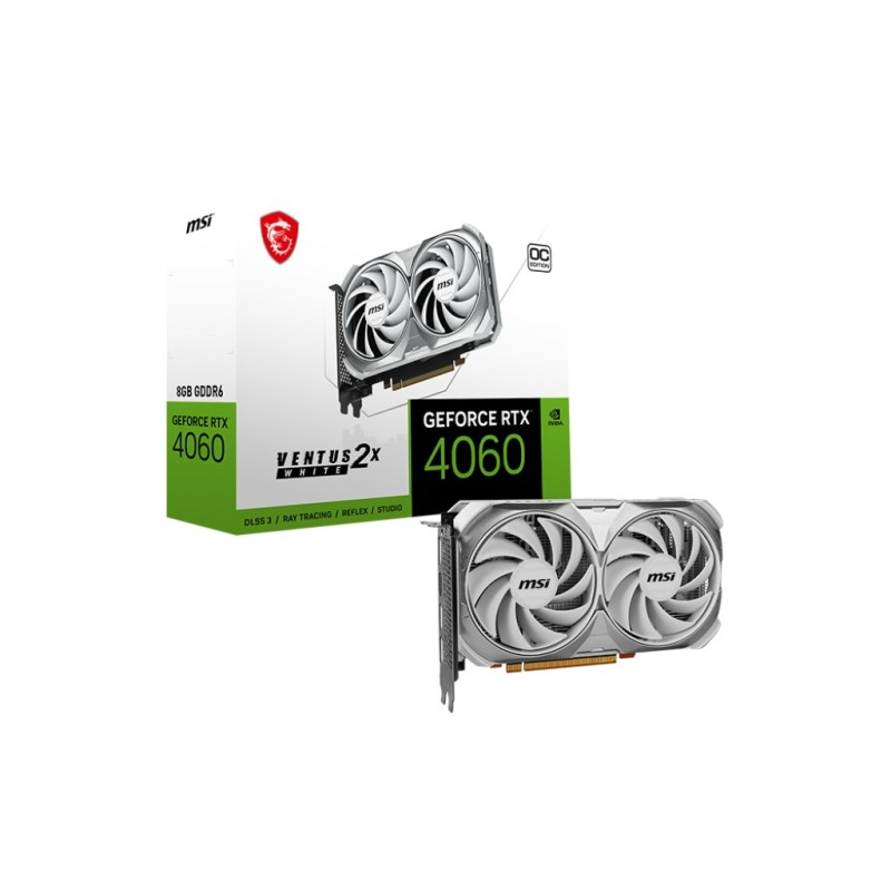 GeForce RTX 4060 VENTUS 2X WHITE 8G OC - Grafikkarten