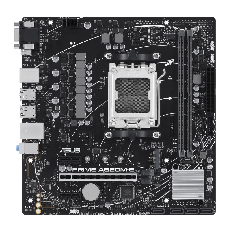 Prime A620M-E-CSM - Motherboard - micro ATX - Socket AM5 - AMD A620 Chipsatz ...