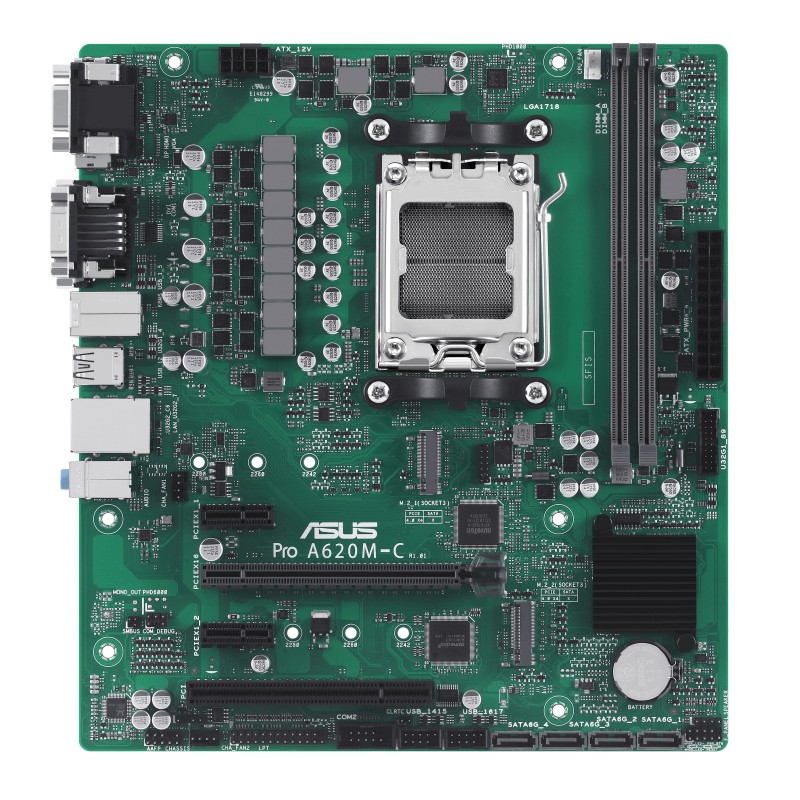 Pro A620M-C-CSM - Motherboard - micro ATX - Socket AM5 - AMD B650 Chipsatz - ...