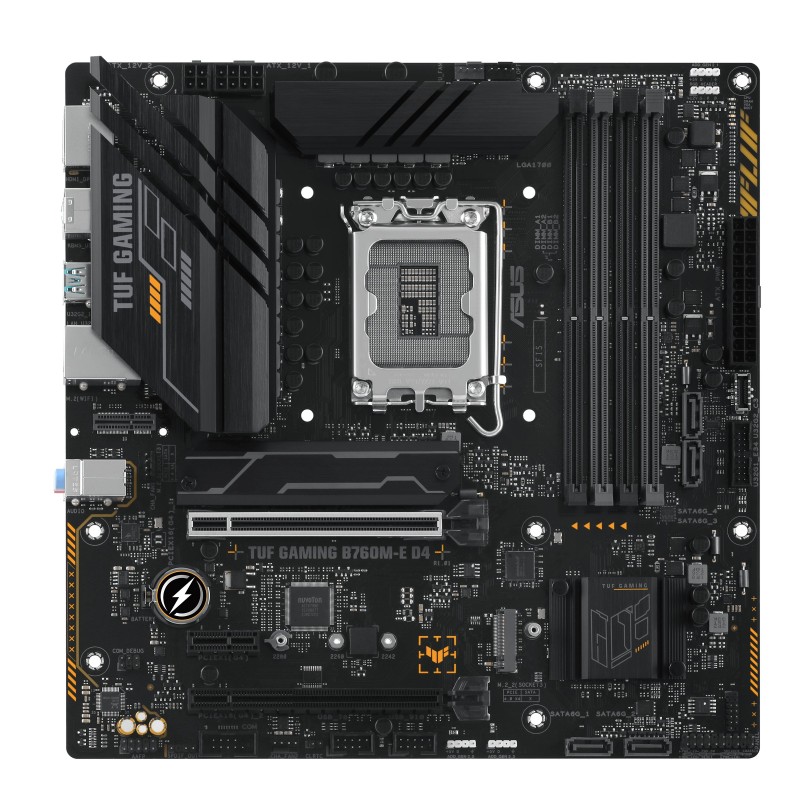 TUF GAMING B760M-E D4 - Motherboard - micro ATX - LGA1700-Sockel - B760 Chips...