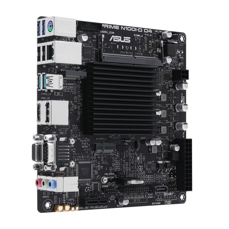 PRIME N100I-D D4 - Motherboard - Mini-ITX - Intel N-series N100 - USB 3.2 Gen...