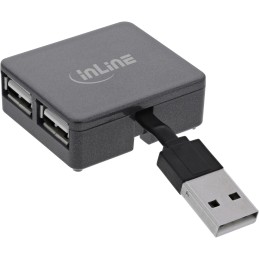 USB 2.0 4-Port Hub - USB-A...