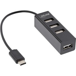 USB 2.0 4-Port Hub - USB-C...