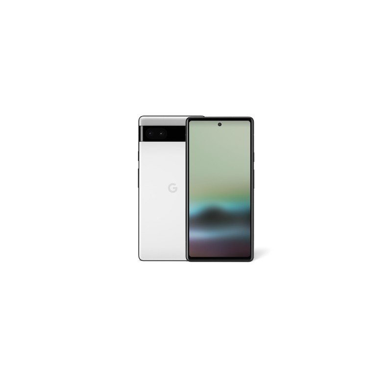 Google Pixel 6a 15,5 cm (6.1") Doppia SIM 5G USB tipo-C 6 GB 128 GB 4410 mAh Bianco