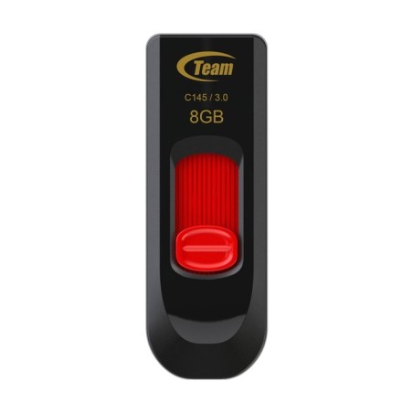 Team Group C145 unità flash USB 8 GB USB tipo A 3.2 Gen 1 (3.1 Gen 1) Nero, Rosso