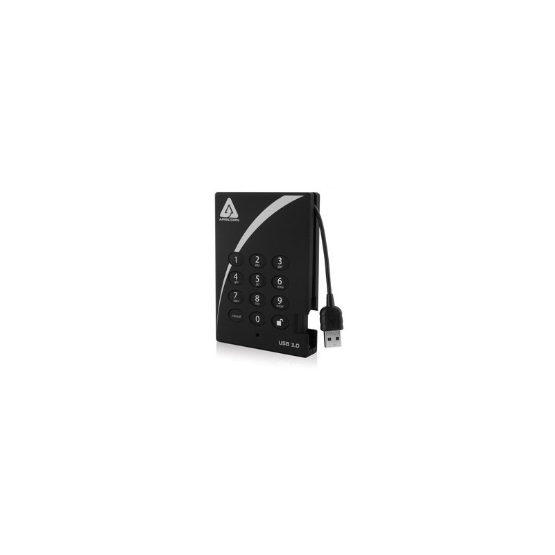 Aegis Padlock Fortress - Festplatte - verschlusselt - 1 TB - extern (tragbar)