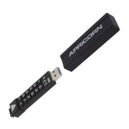 Apricorn ASK3 unità flash USB 8 GB USB tipo A 3.2 Gen 1 (3.1 Gen 1) Nero