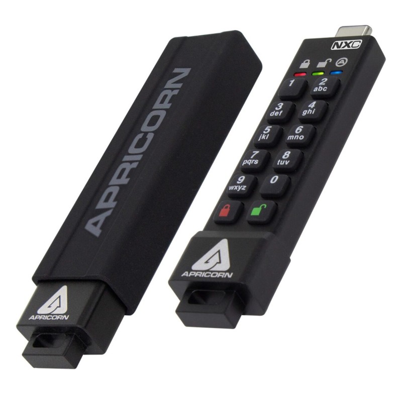 Apricorn ASK3-NXC-32GB unità flash USB USB tipo-C 3.2 Gen 1 (3.1 Gen 1) Nero