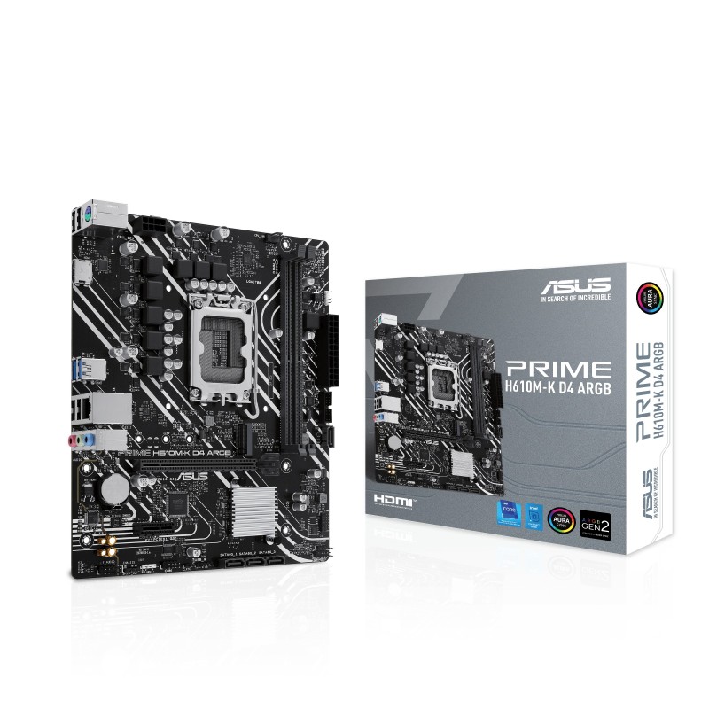 MB PRIME H610M-K D4 ARGB (Intel,1700,DDR4,mATX)