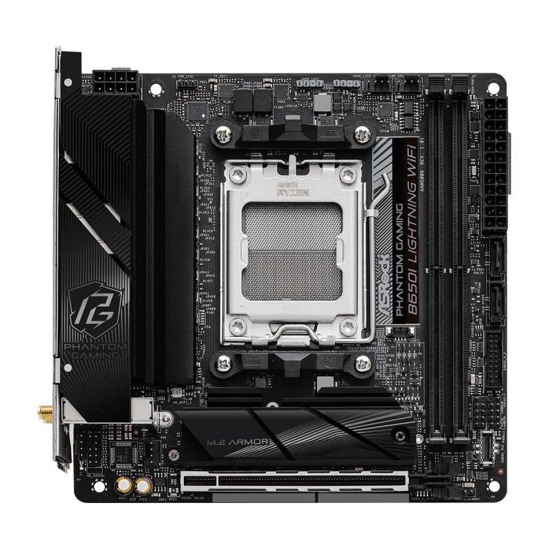 Phantom Gaming B650I Lightning WiFi - Motherboard - Mini-ITX - Socket AM5 - A...