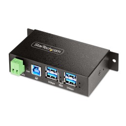 StarTech.com Hub USB gestito a 4 Porte con 4x USB-A, Alloggiamento industriale in metallo resistente, Protezione ESD e contro