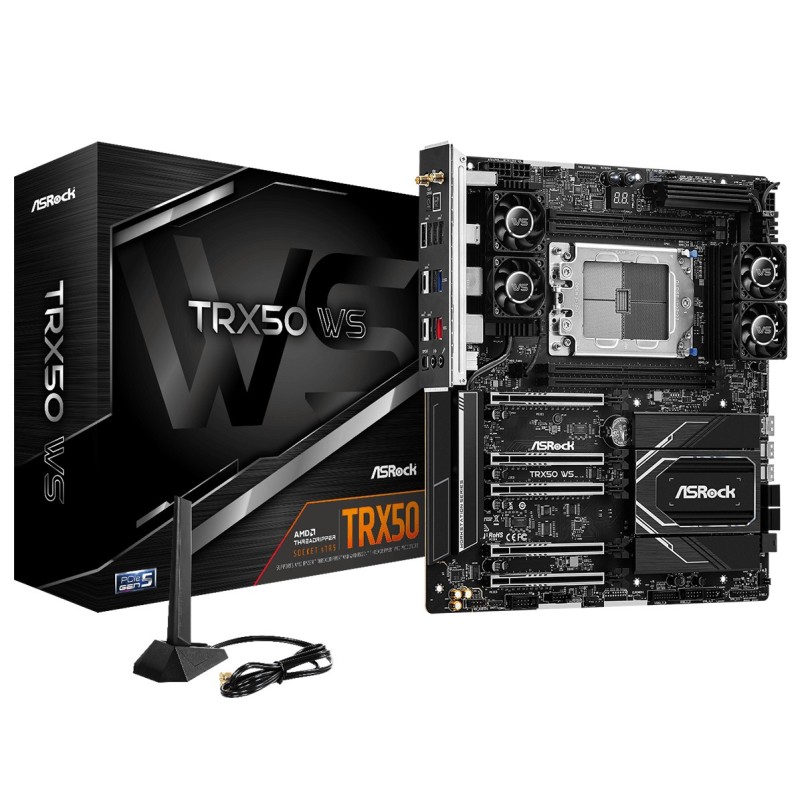 TRX50 WS - Motherboard - E-ATX - Socket sTR5 - AMD TRX50 Chipsatz - USB 3.2 G...