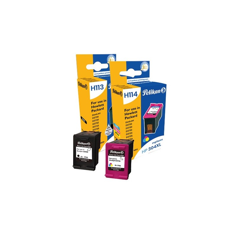 Pelikan 4950930 cartuccia d'inchiostro 2 pz Compatibile Ciano, Magenta, Giallo