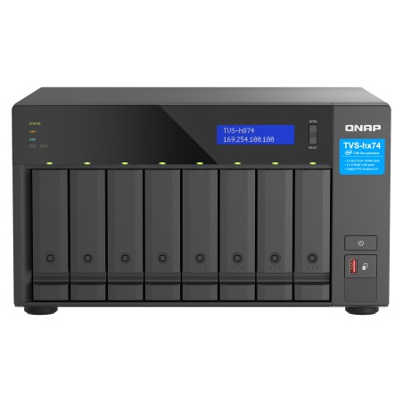 QNAP TVS-H874T-I7-32G server NAS e di archiviazione Tower Collegamento ethernet LAN Nero