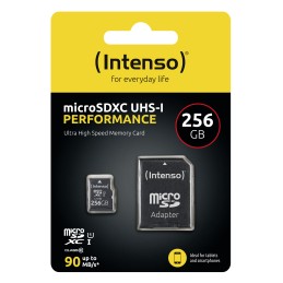 Intenso microSD 256GB UHS-I Perf CL10| Performance Classe 10