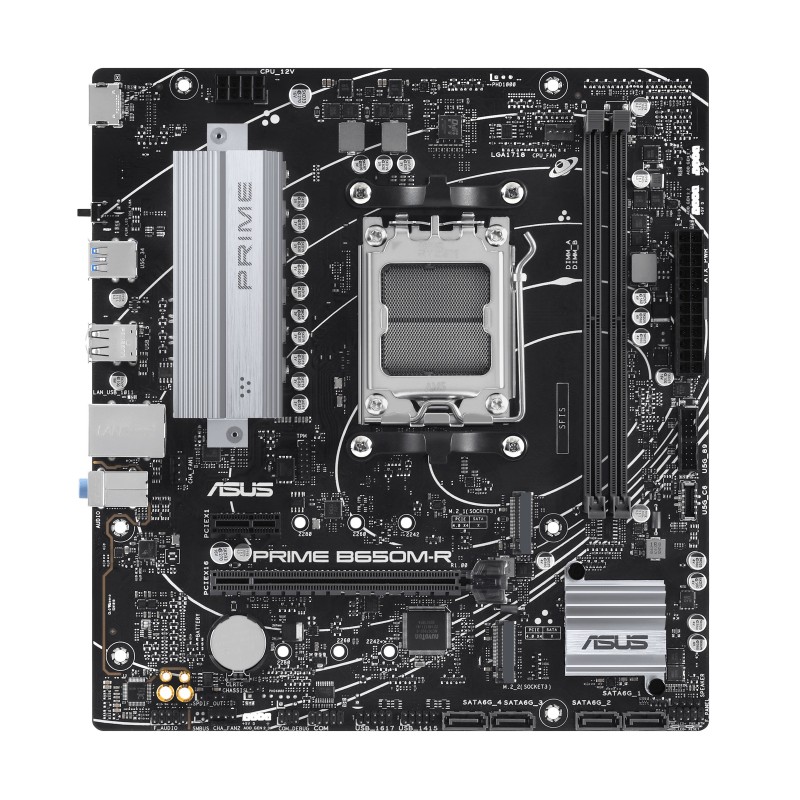 PRIME B650M-R - Motherboard - micro ATX - Socket AM5 - AMD B650 Chipsatz - US...